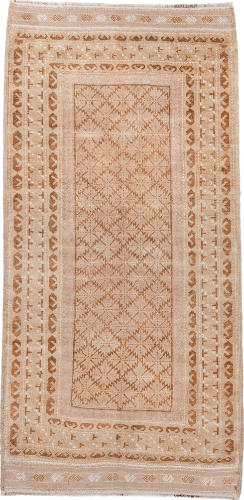 Antique Belouch Runner Rug (3' x 6')